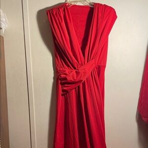 Elegant Red Cocktail Dress